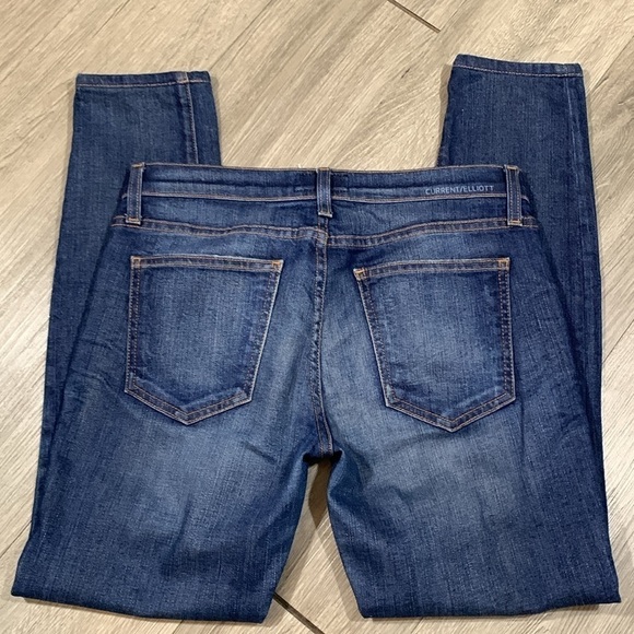 Current Elliott “The Ankle Skinny Del Real” Medium Wash Jeans size 27 - Picture 3 of 9